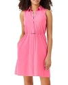 Nic + Zoe Active Tech Stretch Collared Dress In Pure Pink In Pure Pink