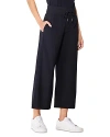 Nic + Zoe Nic+zoe Tech Stretch Cropped Wide Leg Pants In Black Onyx