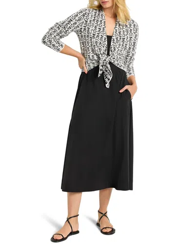 Nic + Zoe Tech Stretch Mixed Media Dress
