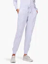 Nic + Zoe Tech Stretch Ruched Jogger In Wisteria Heather In Multi