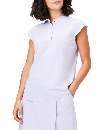 Nic + Zoe Nic+zoe Tech Stretch Snap Neck Tank In Purple