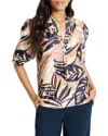 Nic + Zoe Nic+zoe Terracotta Garden Cotton Top