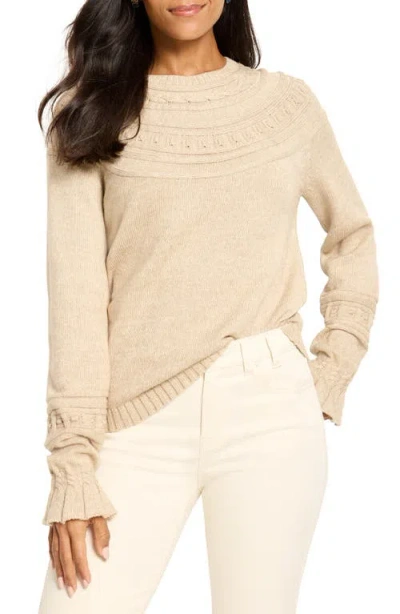 NIC + ZOE NIC+ZOE TEXTURAL DOT COZY SWEATER