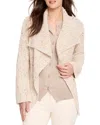 Nic + Zoe Nic+zoe Texture Tweed Open Front Cardigan