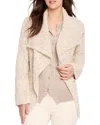 Nic + Zoe Nic+zoe Texture Tweed Open Front Cardigan In Neutral Mix