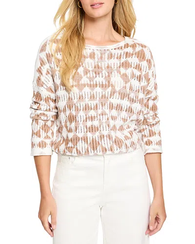 NIC + ZOE NIC+ZOE TEXTURED DIAMOND SWEATER