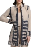 Nic + Zoe Nic+zoe Textured Double Knit Jacket In Neutral Multi