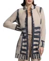 Nic + Zoe Nic+zoe Textured Double Knit Jacket In Neutral Multi