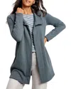 Nic + Zoe Nic+zoe Around Town Open Front Knit Jacket In Patina