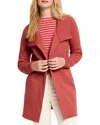 Nic + Zoe Nic+zoe Around Town Open Front Knit Jacket In Tandoori