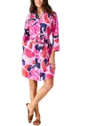 Nic + Zoe Tropic Glow Dress In Pink Multi In Pink