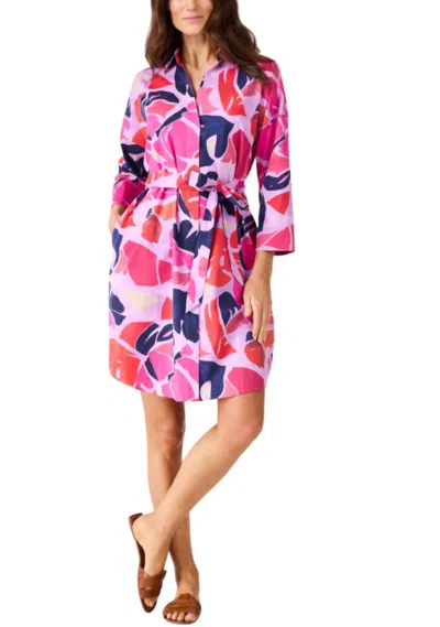 Nic + Zoe Tropic Glow Dress In Pink Multi