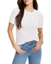 Nic + Zoe Nic+zoe Tuck Stitch Sweater Tee In White