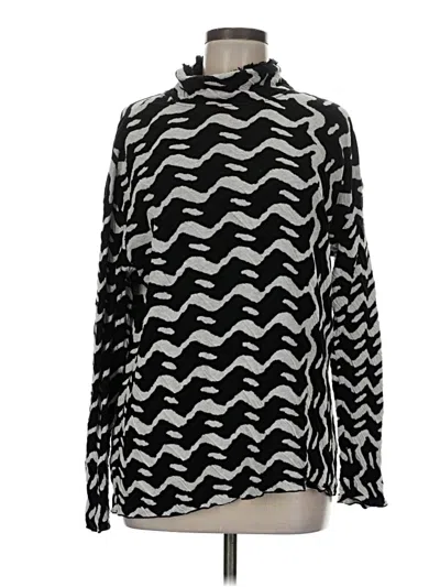 Pre-owned Nic + Zoe Turtleneck Sweater In Black