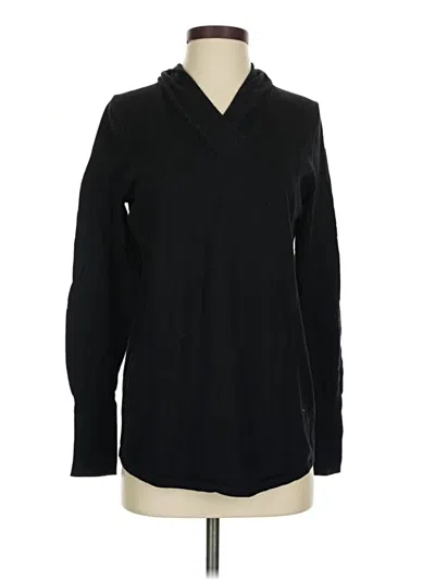 Pre-owned Nic + Zoe Turtleneck Sweater In Black
