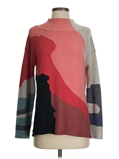Pre-owned Nic + Zoe Turtleneck Sweater In Brown