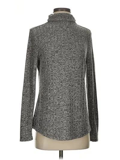 Pre-owned Nic + Zoe Turtleneck Sweater In Gray