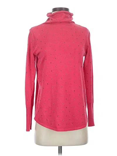 Pre-owned Nic + Zoe Turtleneck Sweater In Pink