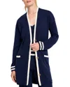 Nic + Zoe Nic & Zoe Unwind Sweater Cardigan In Ink