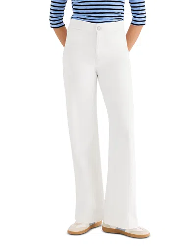Nic + Zoe Nic+zoe Vantage High Rise Wide Leg Jeans In Paper White