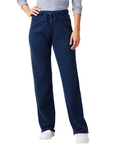 Nic + Zoe Nic+zoe Vintage French Terry Pant In Blue