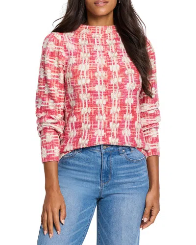 NIC + ZOE NIC+ZOE WAFFLE STITCH STAMP SWEATER