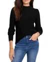 Nic + Zoe Nic+zoe Waffle Stitch Sweater In Black Onyx