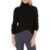 Nic + Zoe Nic+zoe Waffle Stitch Tuck Sweater In Black