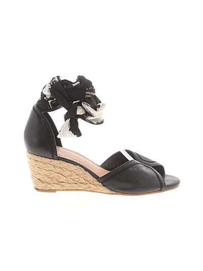 Pre-owned Nic + Zoe Wedges In Black