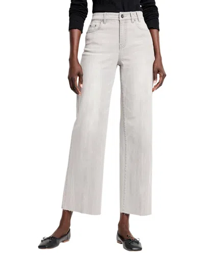 Nic + Zoe Nic+zoe Weekend Wide Leg Jean In Gray