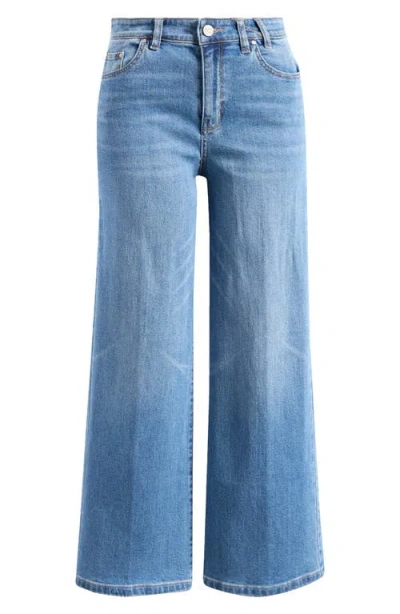 Nic + Zoe Nic+zoe Weekend High Rise Wide Leg Jeans In Skyline