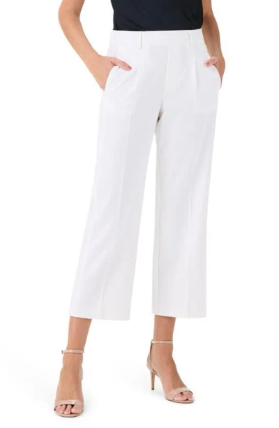 Nic + Zoe Wide Leg Crop Pants In Classic Cream