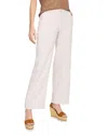 Nic + Zoe Nic+zoe Eliot Cotton & Linen Wide Leg Pants In Neutral Mix