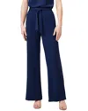 Nic + Zoe 29.5" Wide Leg Polished Jersey Pant In Dark Indigo