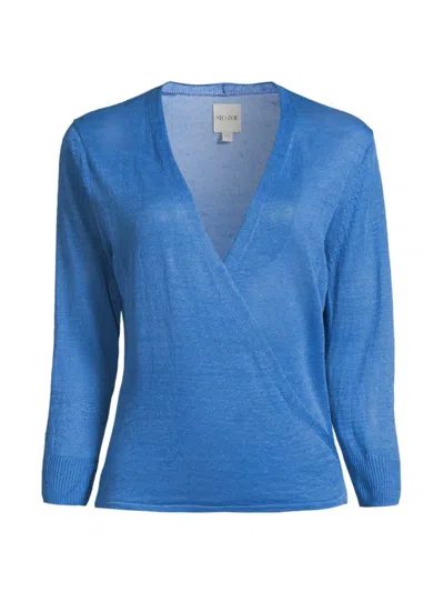 Nic + Zoe Women's 4-way Cardigan In True Blue