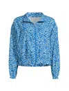 Nic + Zoe Active Tech Stretch Jacket In Blue Multi In Blue Multi