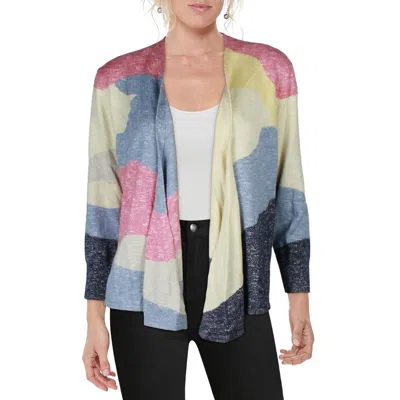 Nic + Zoe Womens Knit Cotton Cardigan Sweater