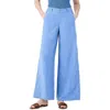 Nic + Zoe Rumba Organic Linen Blend Wide Leg Trousers In Multi