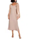 Nic + Zoe Womens Work Midi Slip Dress In Multi