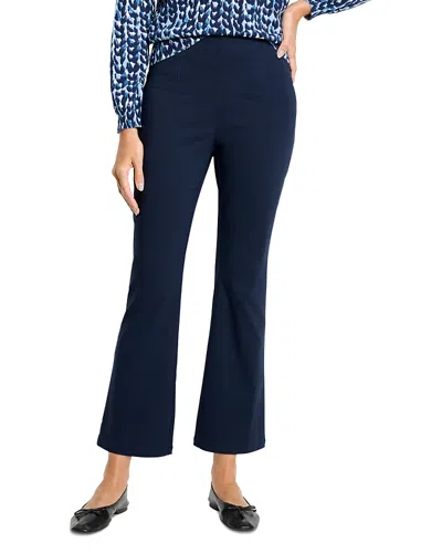 Nic + Zoe Nic+zoe Wonderstretch Bootcut Pants In Blue