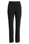 Nic + Zoe Nic+zoe Wonderstretch Slim Fit Ankle Pants In Black Onyx