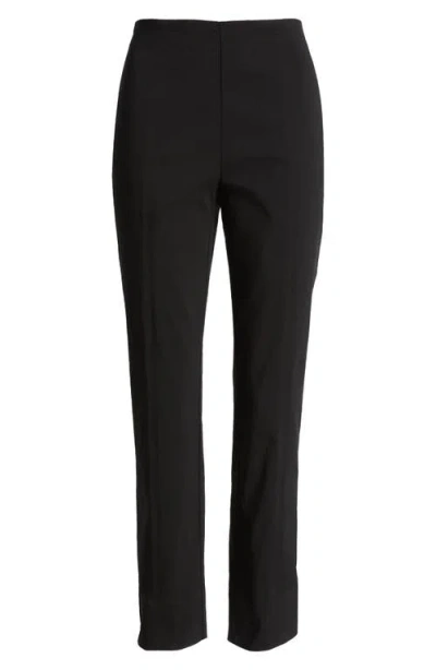 Nic + Zoe Nic+zoe Wonderstretch Slim Fit Ankle Pants In Black Onyx