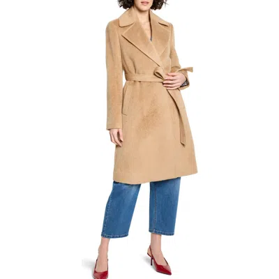 NIC + ZOE NIC+ZOE WOOL BLEND BELTED WRAP COAT