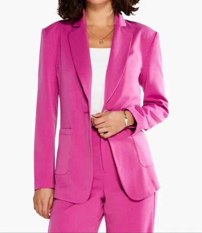 Nic + Zoe Work It Blazer In Orchid Petal In Multi