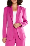 Nic + Zoe Work It Single-button Blazer In Orchid Petal