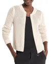 Nic + Zoe Zip Front Mesh Cardigan