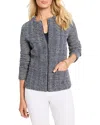 Nic + Zoe Nic+zoe Zip Front Mix Knit Jacket