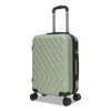 Nicci 20" Carry-on Luggage Highlander Collection In Green