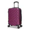 Nicci 20" Carry-on Luggage Highlander Collection In Purple