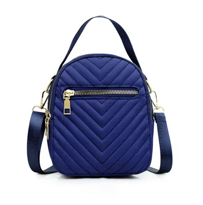 Nicci Nylon Quilted Bag In Gold